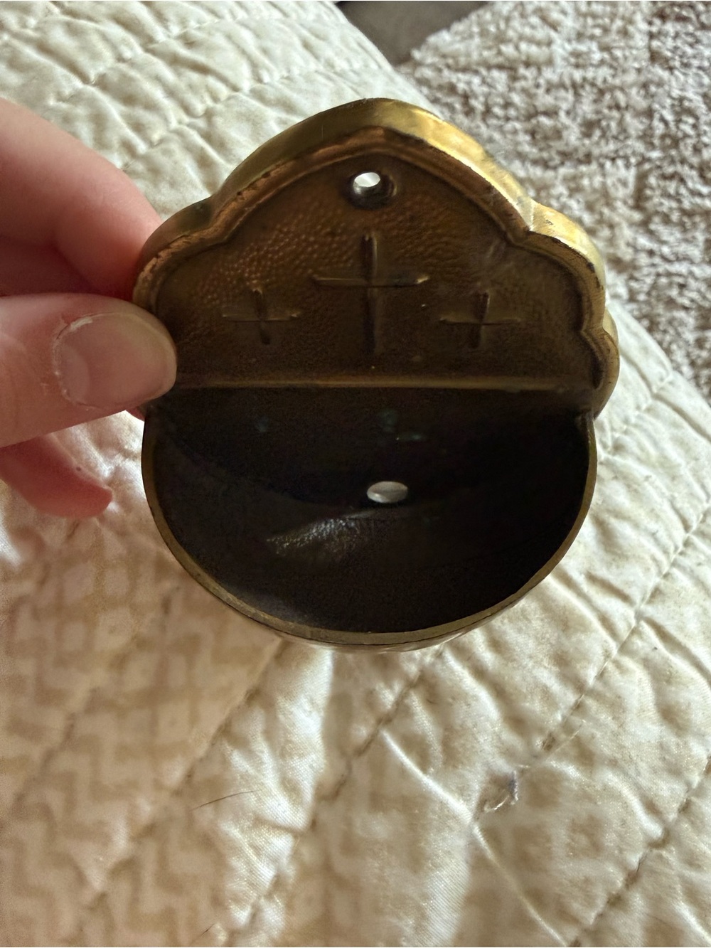 Antique Holy Water Font - Picture 3 of 7